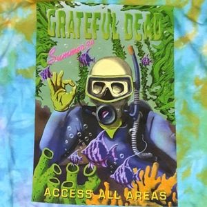 RARE,Grateful Dead(vintage),summer '94,"Diver""access all areas"w/laminated pass